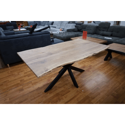 Esstisch Tisch + Massivholz Akazie VOLL HOLZ 2,5 cm 160x90cm 