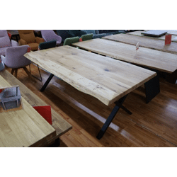 Esstisch Tisch + Massivholz Eiche + VOLL HOLZ 4cm 200x100cm 