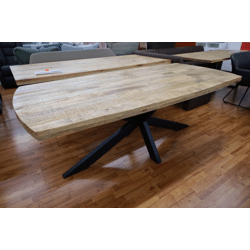 Esstisch Tisch + MASSIVHOLZ MANGO + Spider Gestell +NEU auf Lager 210x100cm 
