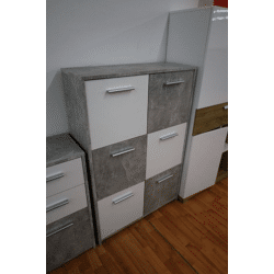 Kommode + Schubladen + Ablageflächen + Beton Optik
