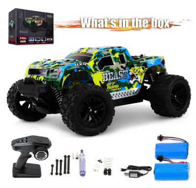 Blij´r Beast Blue ferngesteuertes RC Auto 45 km/h, 1:18, 2 Akkus, Allrad, 100m, Monstertruck RTR RadioControl Modellbau