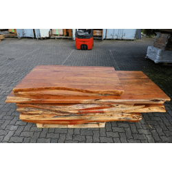 TISCHPLATTEN Esstisch Tisch + Akazie massiv + Natur Baumkante