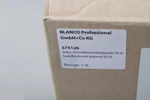 BLANCO wall-mounted soap dispenser, disinfectant wholesale remaining stock