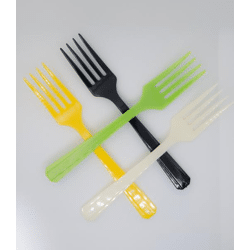 Amscan 20 robuste Kunststoff Gabeln, orange, Party