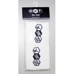 Schweißband Wristbands 2er Set in weiß, FAC Augsburg