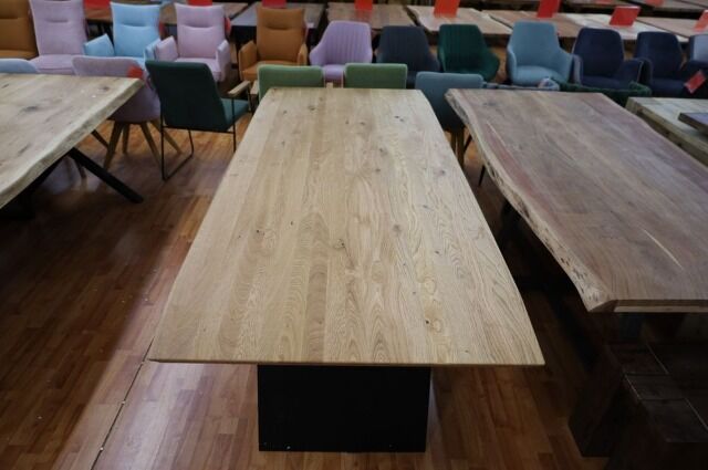Esstisch Tisch + Schweizer Kante + Massivholz Eiche 200x100cm