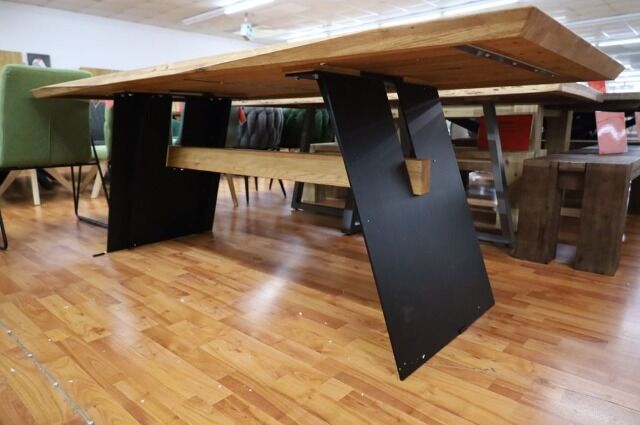 Esstisch Tisch + Schweizer Kante + Massivholz Eiche 200x100cm