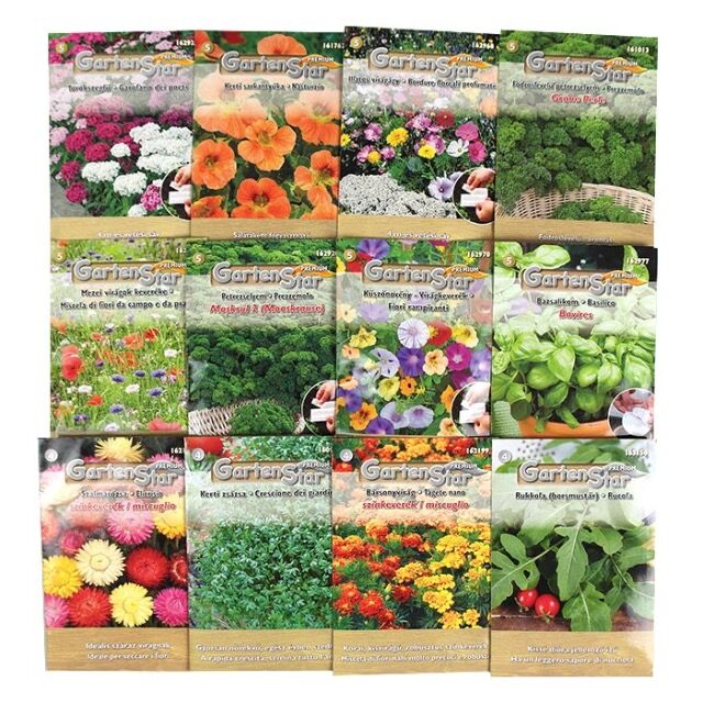 GARTENSTAR – MIX À 57 TYPES OF FLOWER & HERB SEEDS