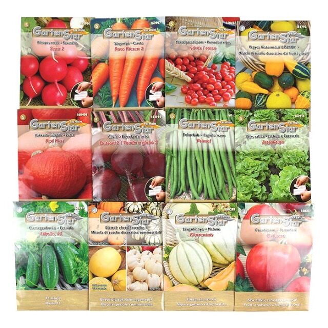 GARTENSTAR – VEGETABLE SEEDS – MIX À 56 VEGETABLE TYPES