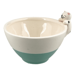 MUESLI BOWL WITH CAT – Ø 14 X 8CM