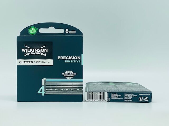 WILKINSON QUATTRO TITANIUM ESSENTIAL 4 PRECISION SENSITIVE RASIERKLINGEN 8ER