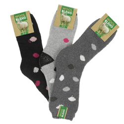 WOOL BLEND – WOMEN’S SOCKS – THERMO – MIX – 35-38/39-42