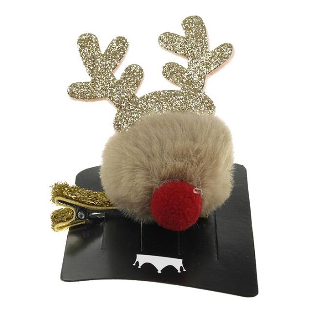 HAIR CLIP “CHRISTMAS DESIGN’ – 4 ASSORTED