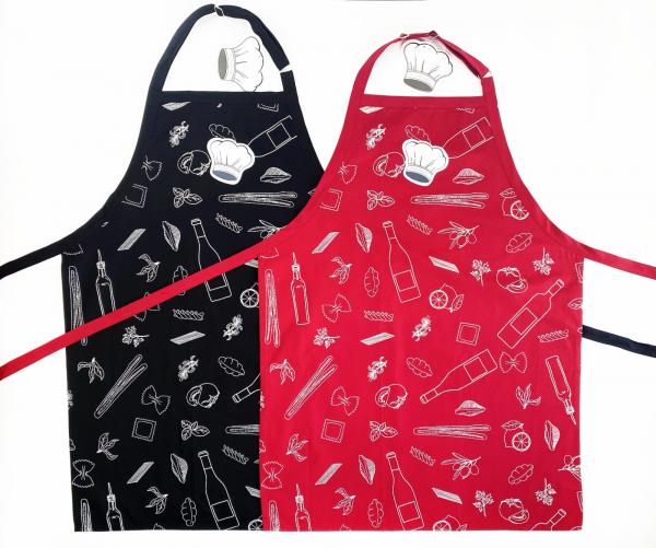 KitchenCover Kochschürze Schürze Küchenschürze Kochkleidung Kochzubehör 4 Farben, 100% Baumwolle, Großhandel Restposten