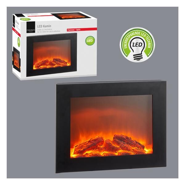 Kamin - Dekokamin - Deko Elektrokamin - elektrischer Dekokamin - mit edler Glasfront - A Ware 