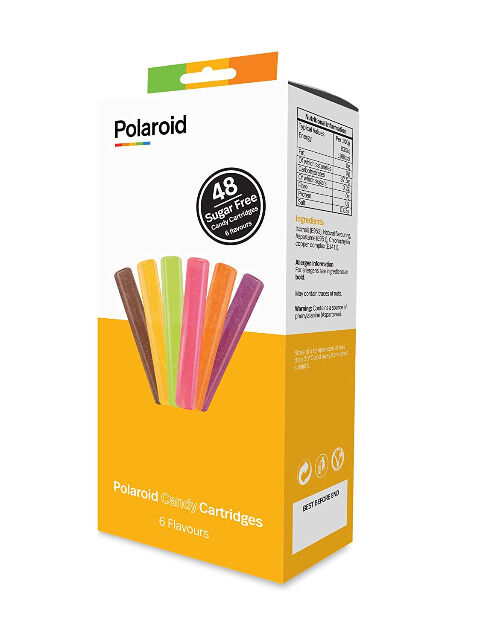 Polaroid Candy Cartridges 6 Sorten 3D-FL-PL-2504-20 CandyPlay Pen Erdbeere Orange Zitrone Apfel Traube Cola 