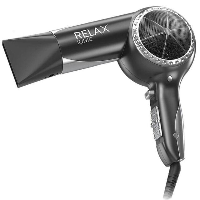 RELAX IONIC Super Silent Haartrockner Föhn mit Ionen Technologie mit 900 Watt Fön Profi-Haartrockner Profiföhn Haarstyling Diffusor - Föhn