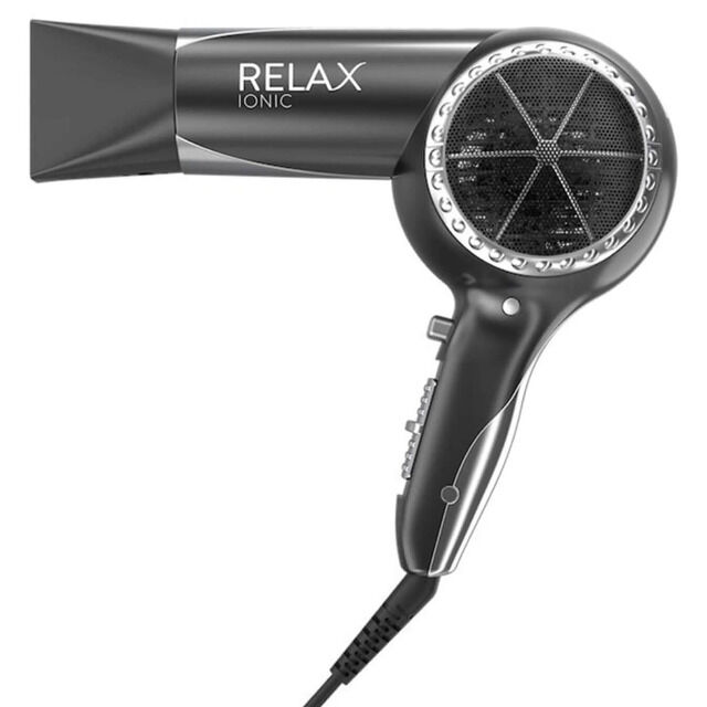RELAX IONIC Super Silent Haartrockner Föhn mit Ionen Technologie mit 900 Watt Fön Profi-Haartrockner Profiföhn Haarstyling Diffusor - Föhn
