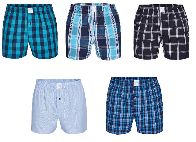 MG-1 Boxershorts MG-43-622-00 Größe XL 5er Pack Herren Unterhosen Baumwolle Unterwäsche Männer Jungs Boxer Shorties Bekleidung Retro