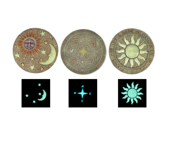 TRITTSTEIN, FLUORESZIEREND