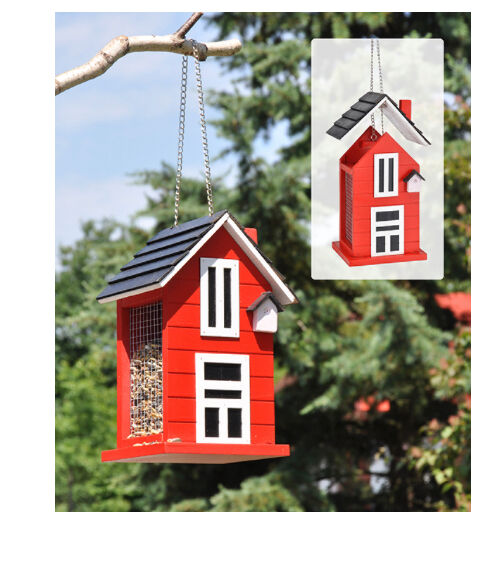 VOGELFUTTERHAUS AUS HOLZ