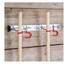 GERÄTELEISTE MIT 4 HAKEN