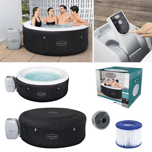 Outdoor Whirlpool Pool Spa Set - Neuware - Lay Z Spa komplett Set - Swimmingpool - Air Jet Sonderposten 