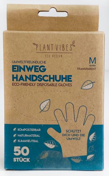 Einweghandschuhe Bio Transparent, Gr. M, Großhandel, Einweghandschuhe kaufen Restposten Palettenware