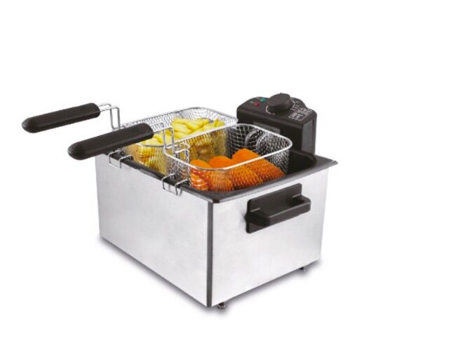 Edelstahl Fritteuse 5 Liter, LENTZ