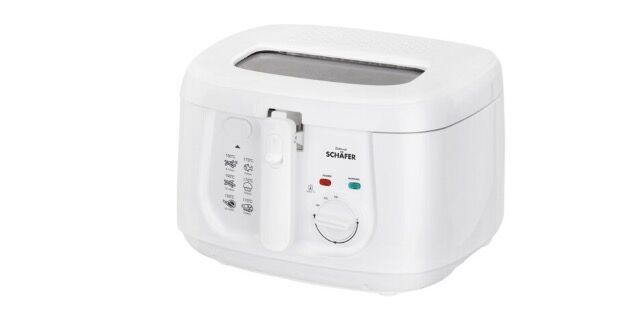 Kunststoff-Fritteuse 2,5 L, 1800W weiß