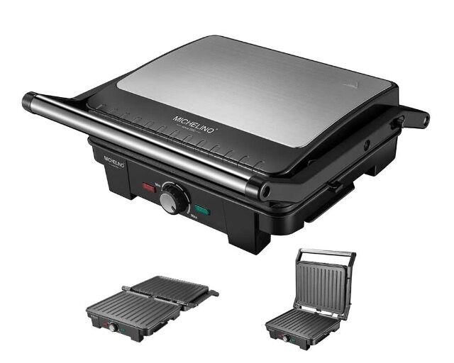 Kontaktgrill 36,5x36cm 2200 Watt, 