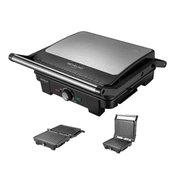 Kontaktgrill 36,5x36cm 2200 Watt, 