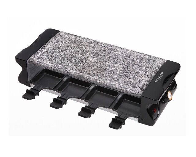 Raclette Grill für 8 Personen mit Granitplatte 1200 Watt