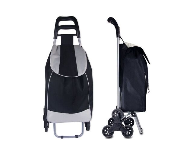 Einkaufswagen 38 Liter schwarz