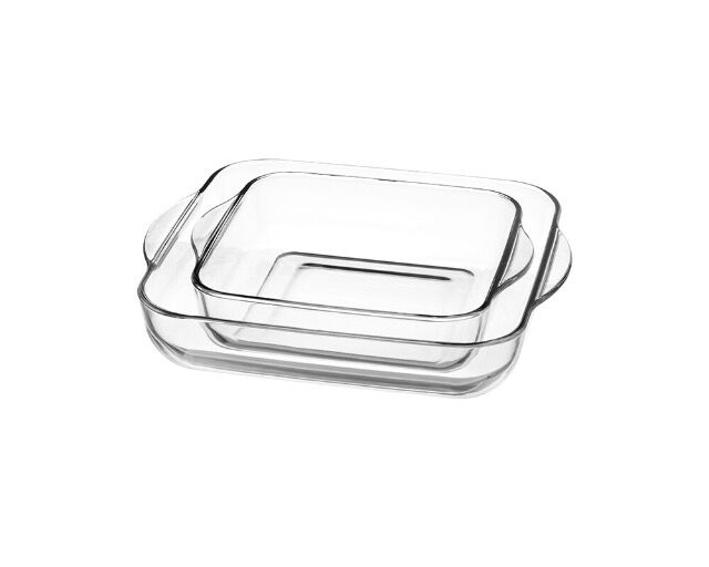 Auflaufform 2-tlg. quadratisch - Borcam