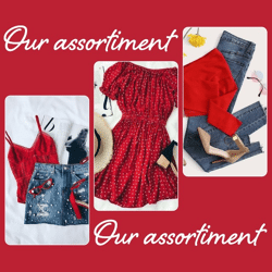 Large selection of stock clothing: meet all your customers' needs