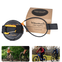kommit® Zugsystem für Fahrräder und E-Bikes Seilsystem perfekt für Kinder Seilzugsystem Fahrradleine Abschleppleine