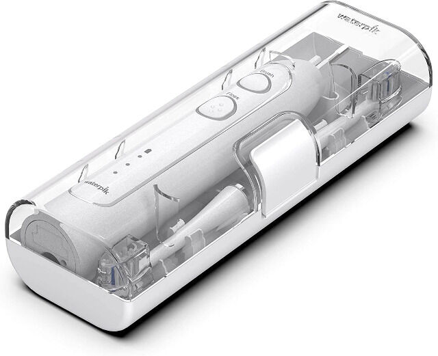 Waterpik Sonic-Fusion Zahnbürste mit integrierter Munddusche 2-Minuten Timer + 2 Bürsten Mundgesundheit Zahnreinigung Zähneputzen Zahnpflege