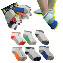 Athletech 6 pairs of low-cut sports socks for children 3-5 years up to size 34 colorful sports sneaker socks sneaker socks socks booties children's socks boy