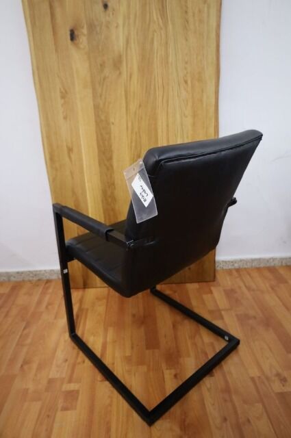 Esszimmerstuhl Stuhl +ECHT LEDER + Metall Gestell