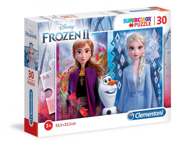 Clementoni 20251 - 30 Teile SuperColor Puzzle - Disney Frozen 2 / Die Eisk&ouml;nigin 2