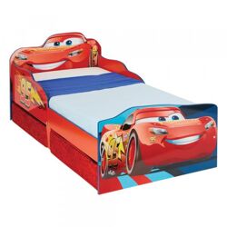 Disney Cars - Kleinkinderbett mit Stauraum 
