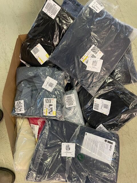 Textiles, clothing remnants, catalog for reduced goods