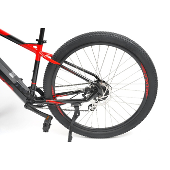 LOVELEC Alkor Rot/Schwarz Mountainbike E-Bike 19 Zoll Rahmen 29 Zoll Reifen 15Ah Batterie mit Scheibenbremsen Fahrrad Bike Elektrofahrrad 