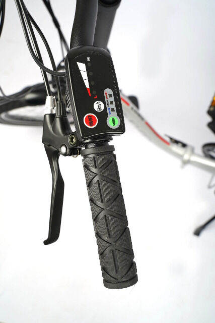 LOVELEC Lugo Silber Klapp E-Bike 10Ah Batterie Klappfahrrad Outdoor Campingfahrrad Elektrofahrrad Bike Fahrrad Klapprad Faltrad Faltbike