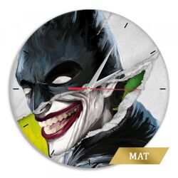 Wall clock matt - Joker 001