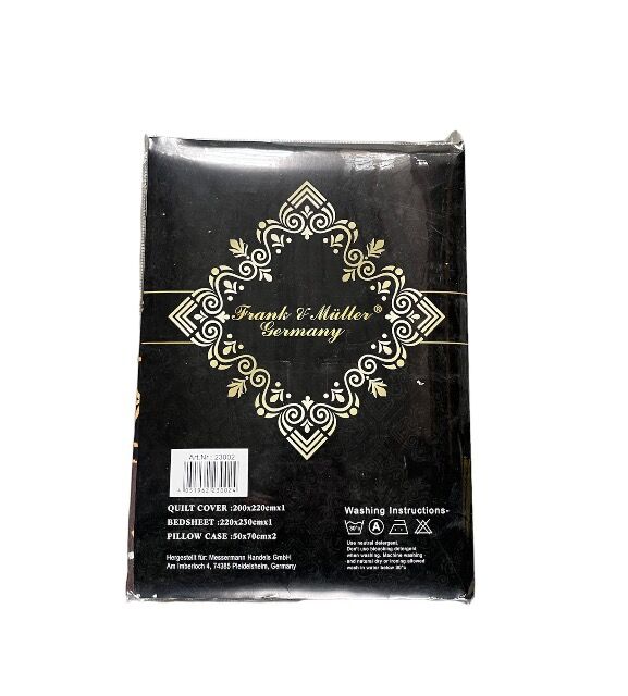 Bettwäsche 4-Teilig für 2 Personen, Kissen + Decken + Bettbezug