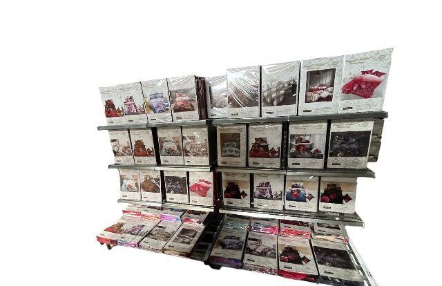 Bettwäsche 4-Teilig für 2 Personen, Kissen + Decken + Bettbezug