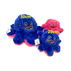Oktopus Plüschtier doppelseitiges Flip, 20cm, blue/pink