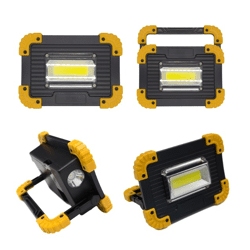 20W COB spotlight work lamp with rechargeable battery